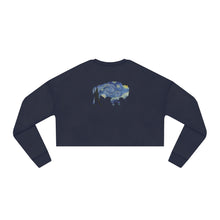 Cargar imagen en el visor de la galería, Sudadera corta para mujer Van Gogh Starry Night Buffalo NY