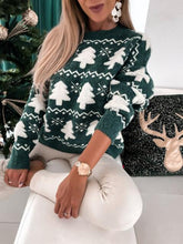Load image into Gallery viewer, White Trees Christmas Sweater