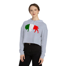 Load image into Gallery viewer, Italy Buffalo - Women’s Cropped Hoodie