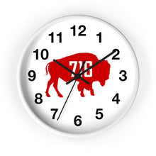 Load image into Gallery viewer, Buffalo 716 Wall Clock