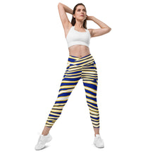 Load image into Gallery viewer, Sabres Zubaz Crossover Leggings with Pockets
