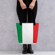Load image into Gallery viewer, Italian Flag Tote Bag
