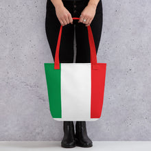 Load image into Gallery viewer, Italian Flag Tote Bag