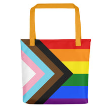 Load image into Gallery viewer, LGBTQ+ Flag Tote Bag