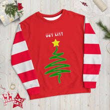 Load image into Gallery viewer, Get Lit Christmas Sweatshirt
