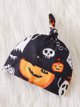 将图片加载到图库查看器,印花蝴蝶结前领连体衣和裤子套装