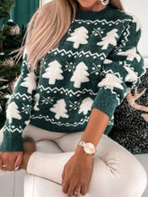 Load image into Gallery viewer, White Trees Christmas Sweater