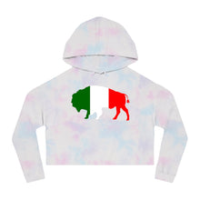 Load image into Gallery viewer, Italy Buffalo - Women’s Cropped Hoodie