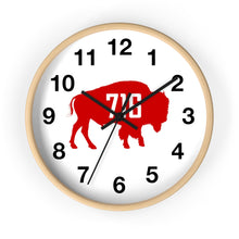 Load image into Gallery viewer, Buffalo 716 Wall Clock