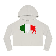 Load image into Gallery viewer, Italy Buffalo - Women’s Cropped Hoodie