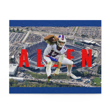 将图片加载到图库查看器,乔什·艾伦 (Josh Allen) 布法罗体育场拼图(120、252、500 块)限量版