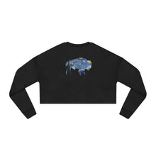 Cargar imagen en el visor de la galería, Sudadera corta para mujer Van Gogh Starry Night Buffalo NY