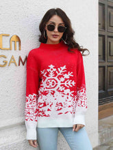 Load image into Gallery viewer, Snowflake Christmas Sweater