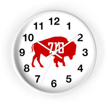 Load image into Gallery viewer, Buffalo 716 Wall Clock