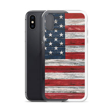 将图片加载到图库查看器,美国国旗 iPhone 手机壳