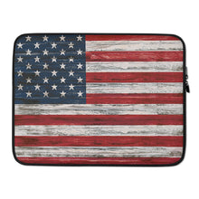 将图片加载到图库查看器,美国国旗笔记本电脑内胆包