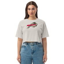 Load image into Gallery viewer, Bills camo Loose drop shoulder crop top
