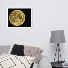 Cargar imagen en el visor de la galería, Póster Enmarcado Luna llena
