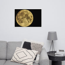 Cargar imagen en el visor de la galería, Póster Enmarcado Luna llena