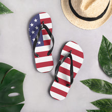 Cargar imagen en el visor de la galería, Chanclas con bandera americana