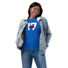 将图片加载到图库查看器,Josh Allen 17 水牛城男女通用长袖衬衫