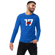 将图片加载到图库查看器,Josh Allen 17 水牛城男女通用长袖衬衫