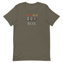 Load image into Gallery viewer, Formula 1 Box Box Box T-Shirt
