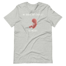 Cargar imagen en el visor de la galería, My Body My Choice Aborto 12 Semanas Camiseta