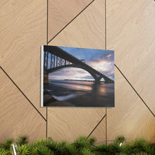 将图片加载到图库查看器，和平桥纽约布法罗帆布包裹墙艺术
