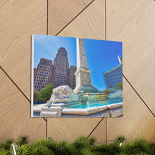 Load image into Gallery viewer, Niagara Square and Buffalo City Hall Canvas Wrap Wall Art
