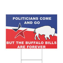 Load image into Gallery viewer, Buffalo Bills Political Yard Sign

