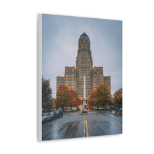 Load image into Gallery viewer, Buffalo City Hall and Street Canvas Wrap Wall Art
