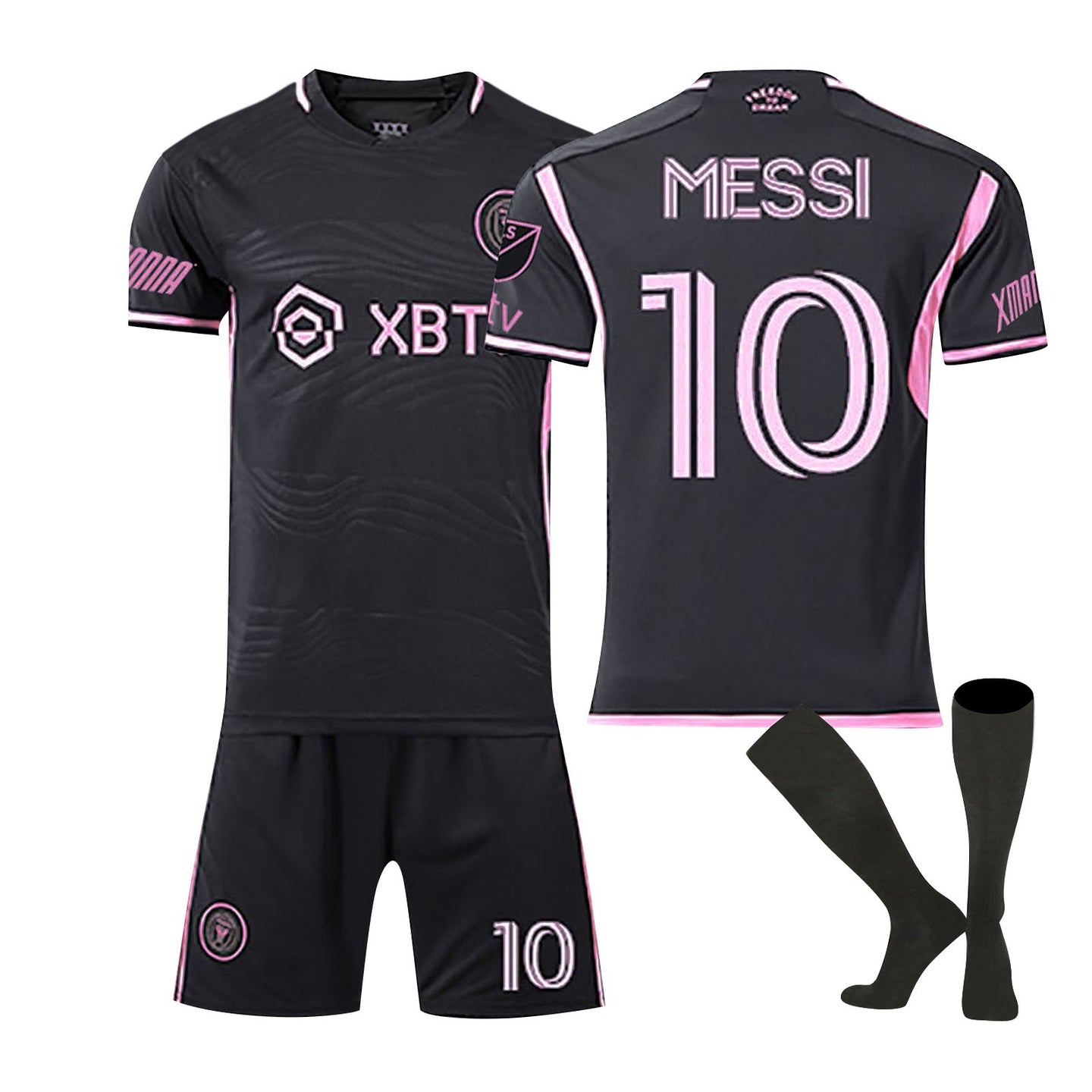 Inter Miami Messi No 10 Home & Away Soccer Kit Kids Jersey