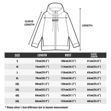 Load image into Gallery viewer, USA Flag Streetwear Adult Full Zip Turtleneck Hoodie
