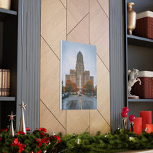 Load image into Gallery viewer, Buffalo City Hall and Street Canvas Wrap Wall Art
