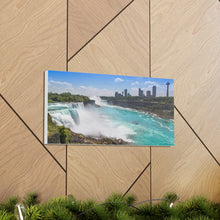 将图片加载到图库查看器，尼亚加拉大瀑布美国侧帆布包裹墙艺术
