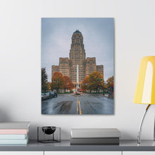 Load image into Gallery viewer, Buffalo City Hall and Street Canvas Wrap Wall Art
