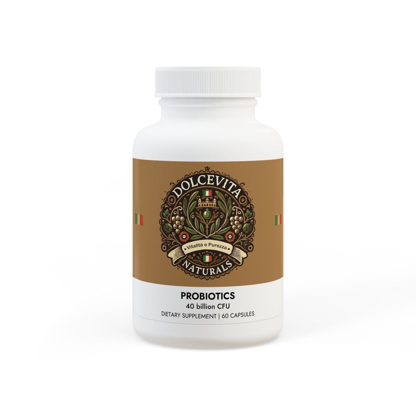 DolceVita Naturals Probiotics Supplement (60 Capsules)