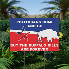 Cargar imagen en el visor de la galería, Cartel del patio político de los Buffalo Bills 

