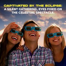 Cargar imagen en el visor de la galería, 2024 Total Solar Eclipse Glasses: Certified Safe Viewing with Bonus Photo Filter
