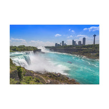 Cargar imagen en el visor de la galería, Arte de pared con lienzo del lado americano de las Cataratas del Niágara
