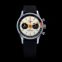 Cargar imagen en el visor de la galería, Sugess Pilot Watch Mecánico Cronógrafo Sappire Crystal Military Limited Racing Reloj para hombre
