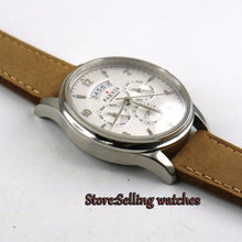 Load image into Gallery viewer, 42mm White Dial Power Reserve Sapphire Glass Automatic Mens Watch

