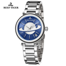 Load image into Gallery viewer, Saturn Automatic Water Resistant Stainless Steel Women&#39;s Watch
