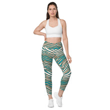 Load image into Gallery viewer, Miami Zubaz Crossover Leggings with Pockets
