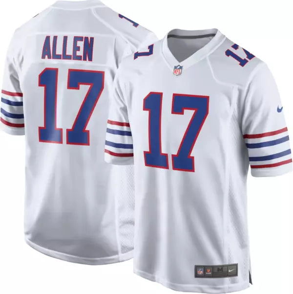 Josh Allen Buffalo Bills Jersey - Available in Home Blue or Away White