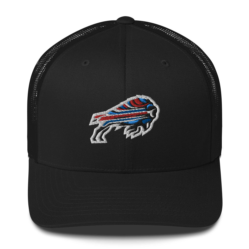 Buffalo Bills Zubaz Logo Trucker Hat