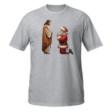Cargar imagen en el visor de la galería, Santa Praying To Jesus Unisex T-Shirt
