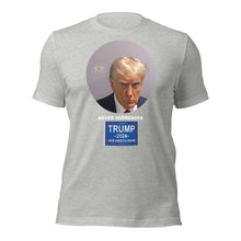 Load image into Gallery viewer, Trump Never Surrender Mugshot T-Shirt
