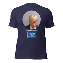 Load image into Gallery viewer, Trump Never Surrender Mugshot T-Shirt
